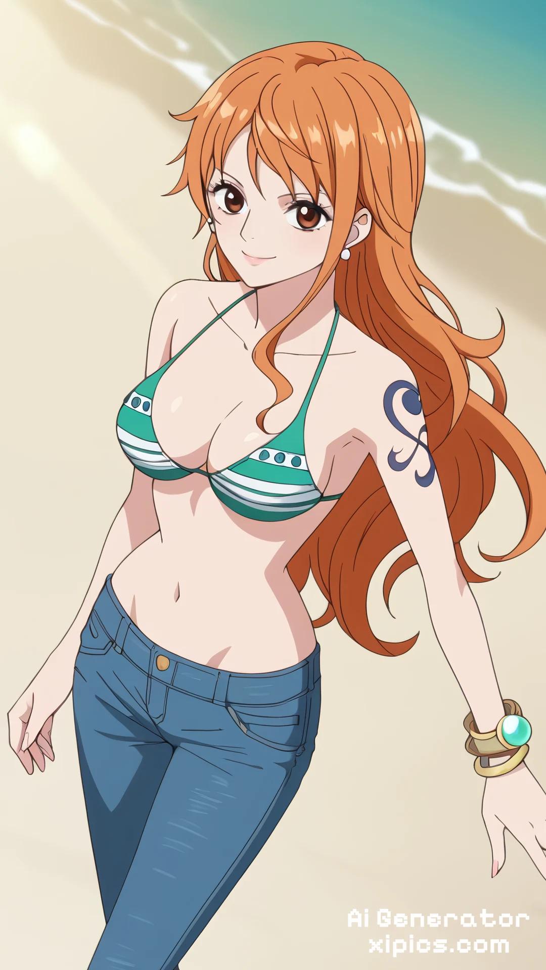 one piece nami bikini porn Ai Generator xxx