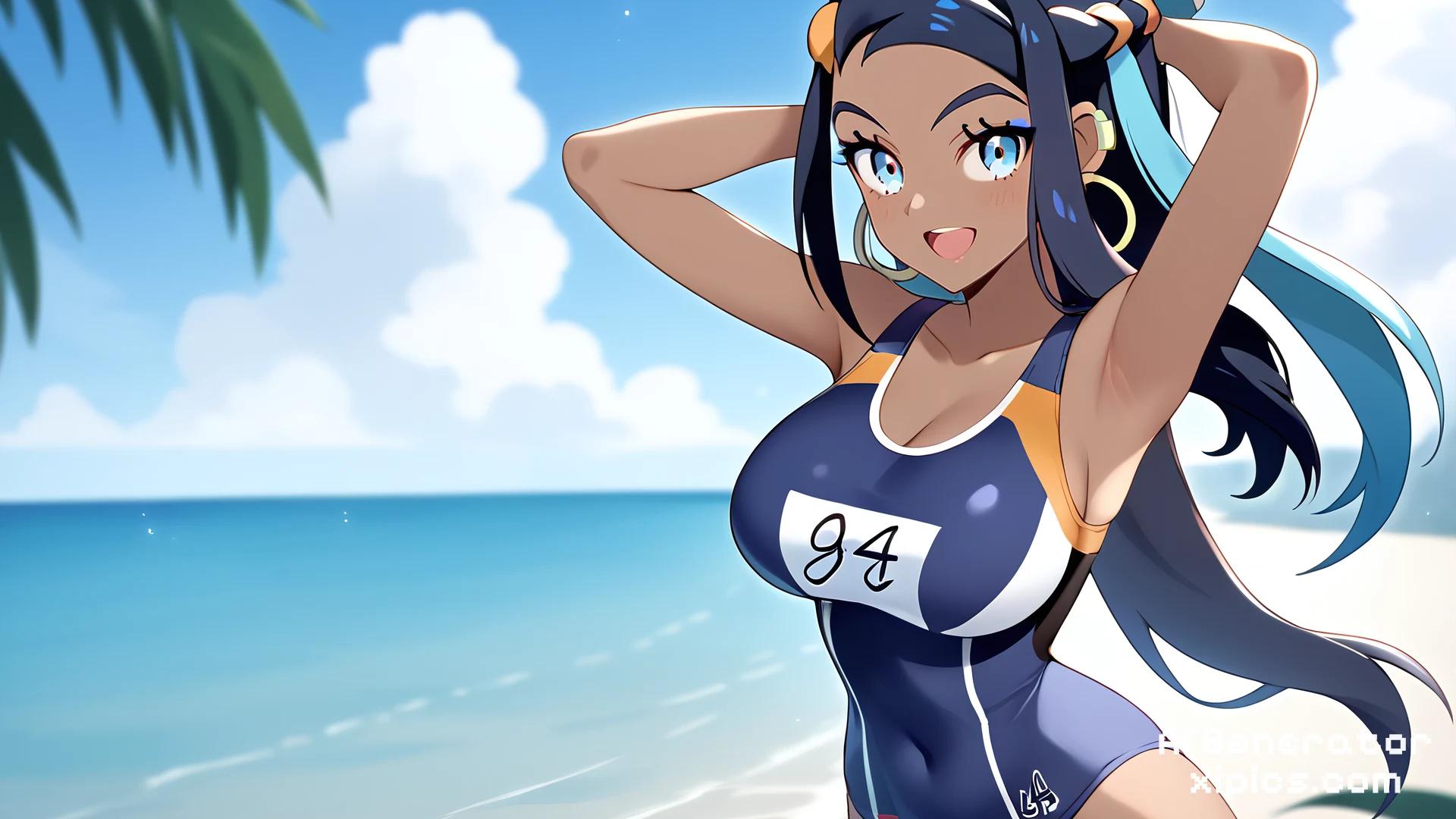 pokemon nessa porn - Teasing Touches Naughty Porn