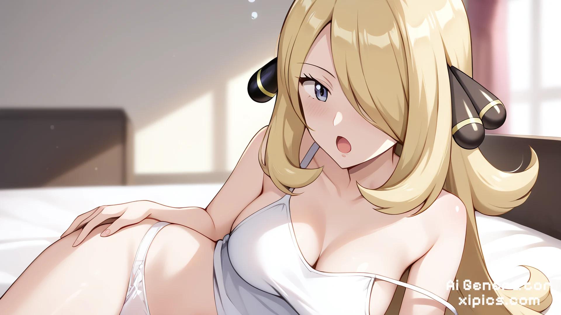 cynthia pokemon nude - Pleasure Without Boundaries NSFW