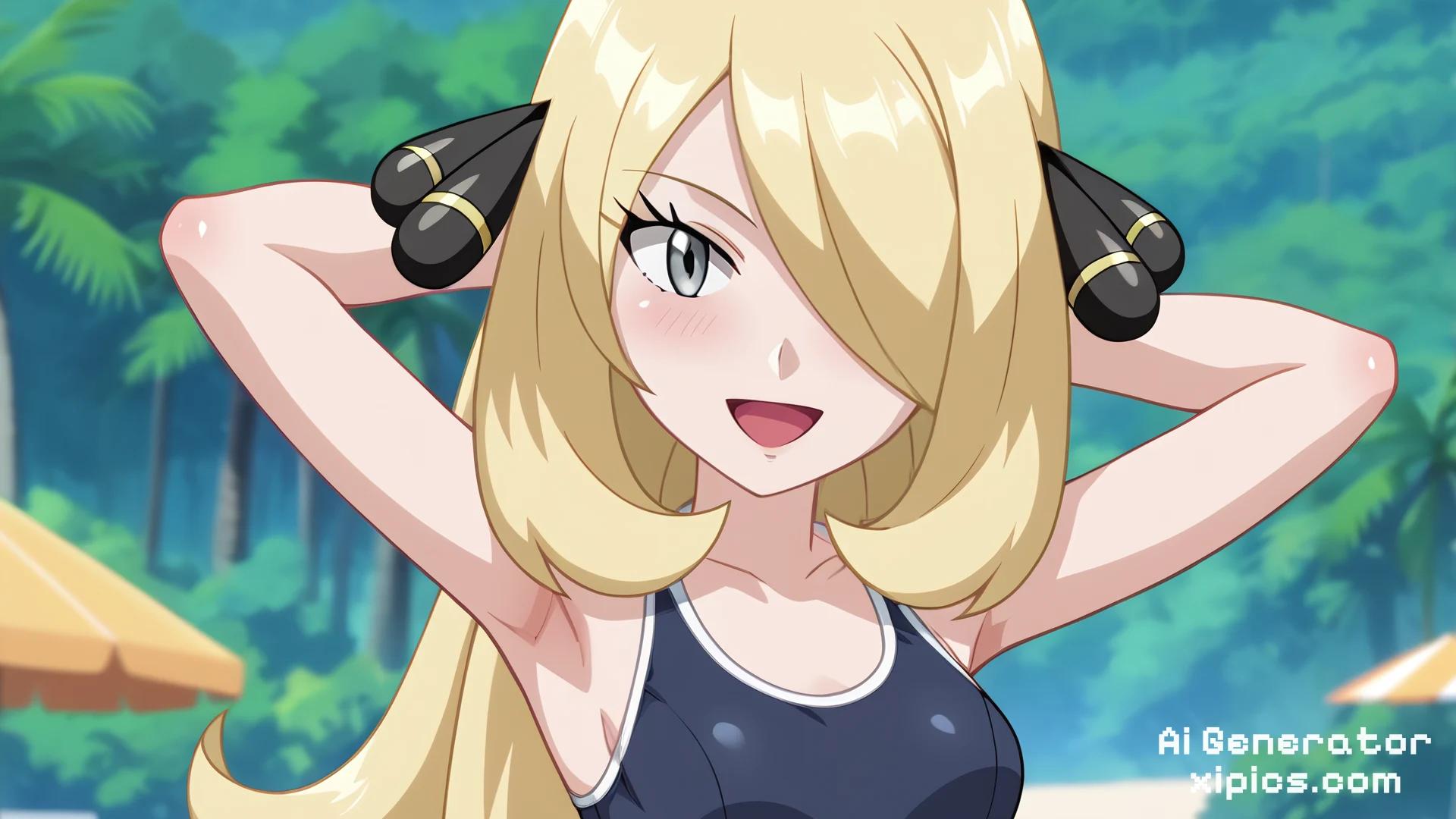 cynthia pokemon hentai - Sinful Attraction xxx
