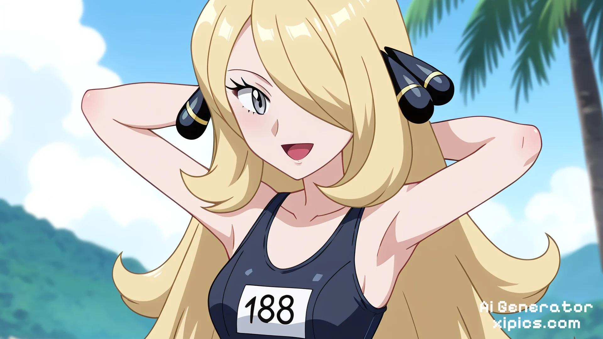 cynthia pokemon hentai - Sex Tangled in Desire