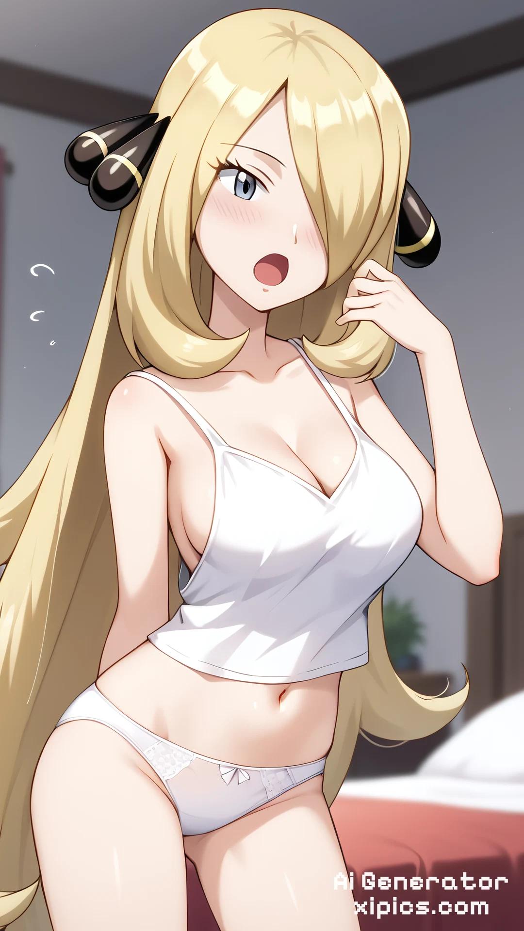 cynthia pokemon nude - Swept Away in Passion Hot xxx