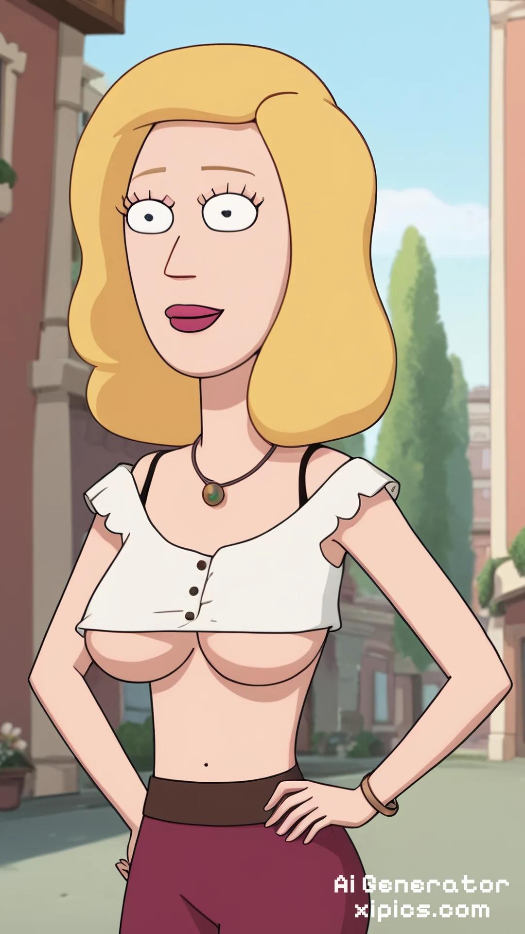 rick and morty porn beth - Burning with Passion porn sex