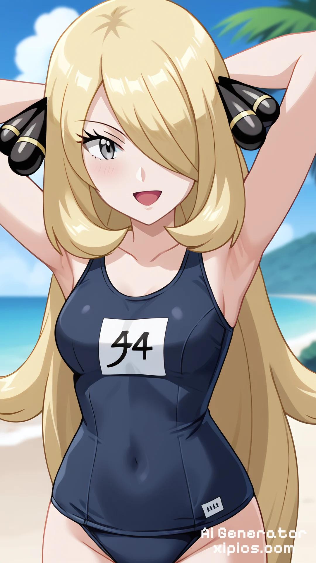 cynthia pokemon hentai - Lust in Motion hot naked