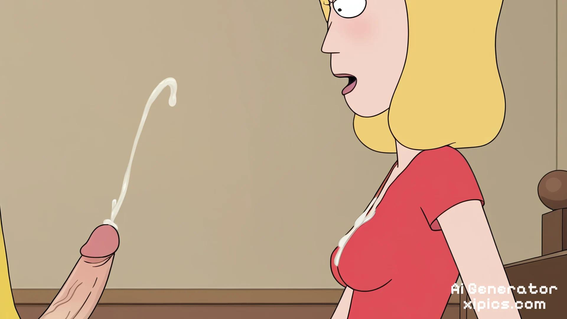 rick and morty hentai gif - Completely Lost in You