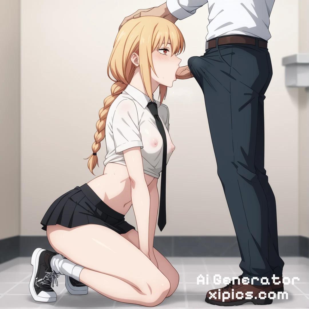 makima hentai comic - Drenched in Temptation