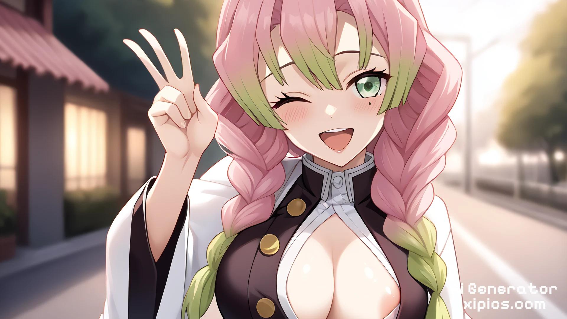 shinobu x mitsuri sex - Melt into the Heat Sexy Porn