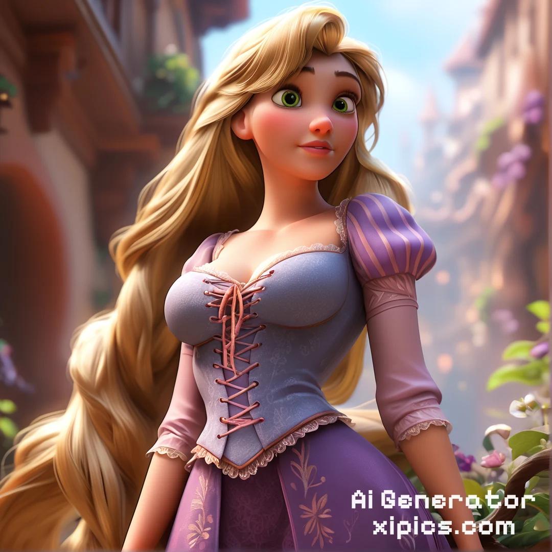 rapunzel porn - Swept Away in Heat Ai Porn