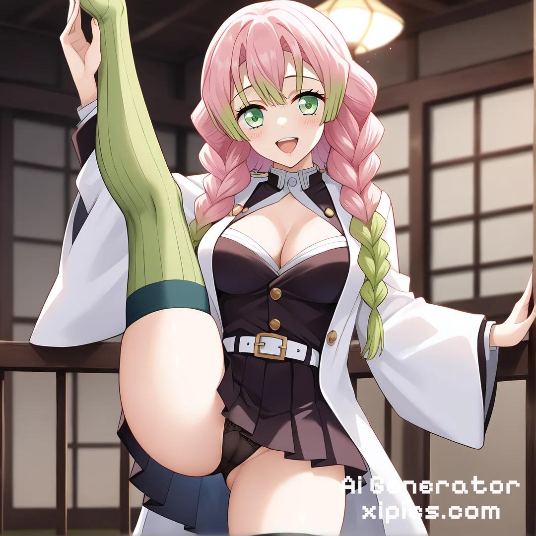 mitsuri uses her secret technique hentai - All Night Long Sexy Fuck