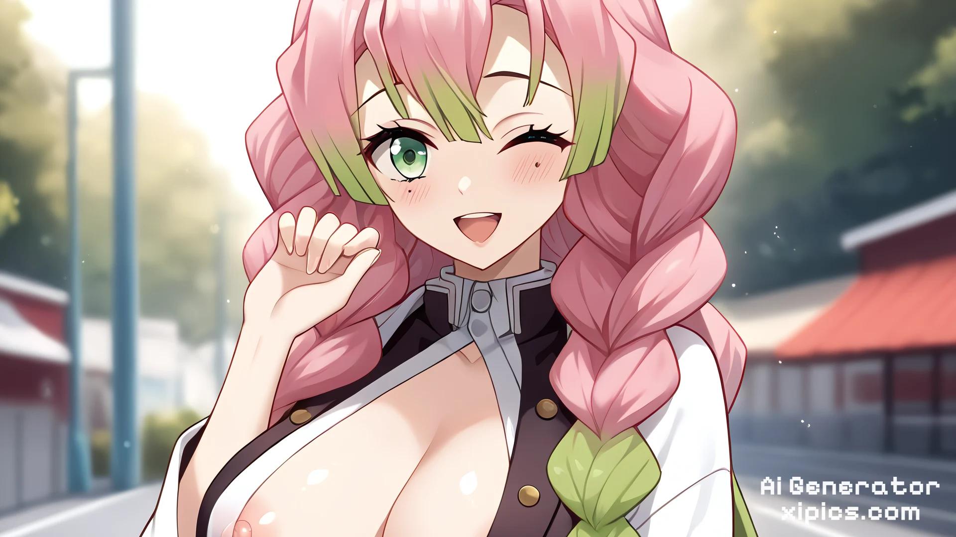 nezuko x mitsuri rule 34 - Sultry Nights Await Ai Nude