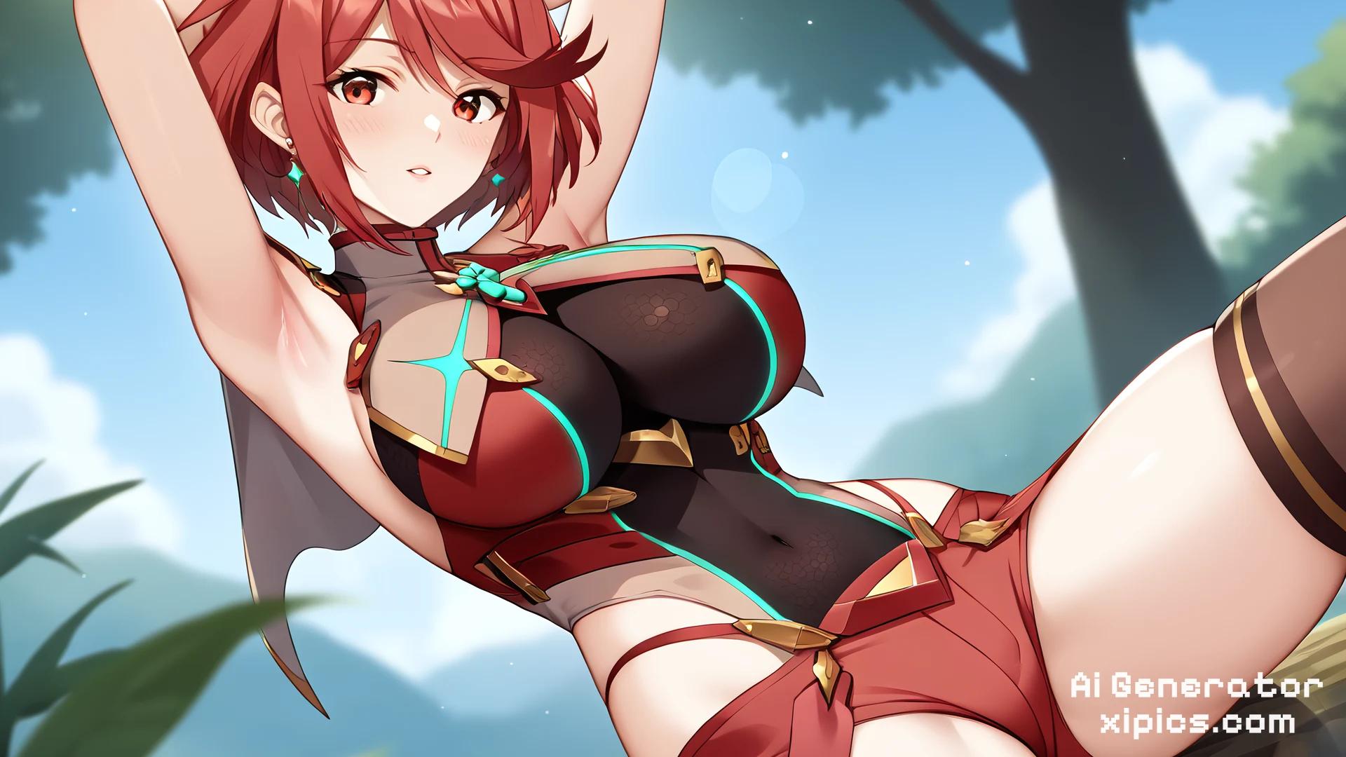 pyra mythra porn - The Tension Between Us is Fire