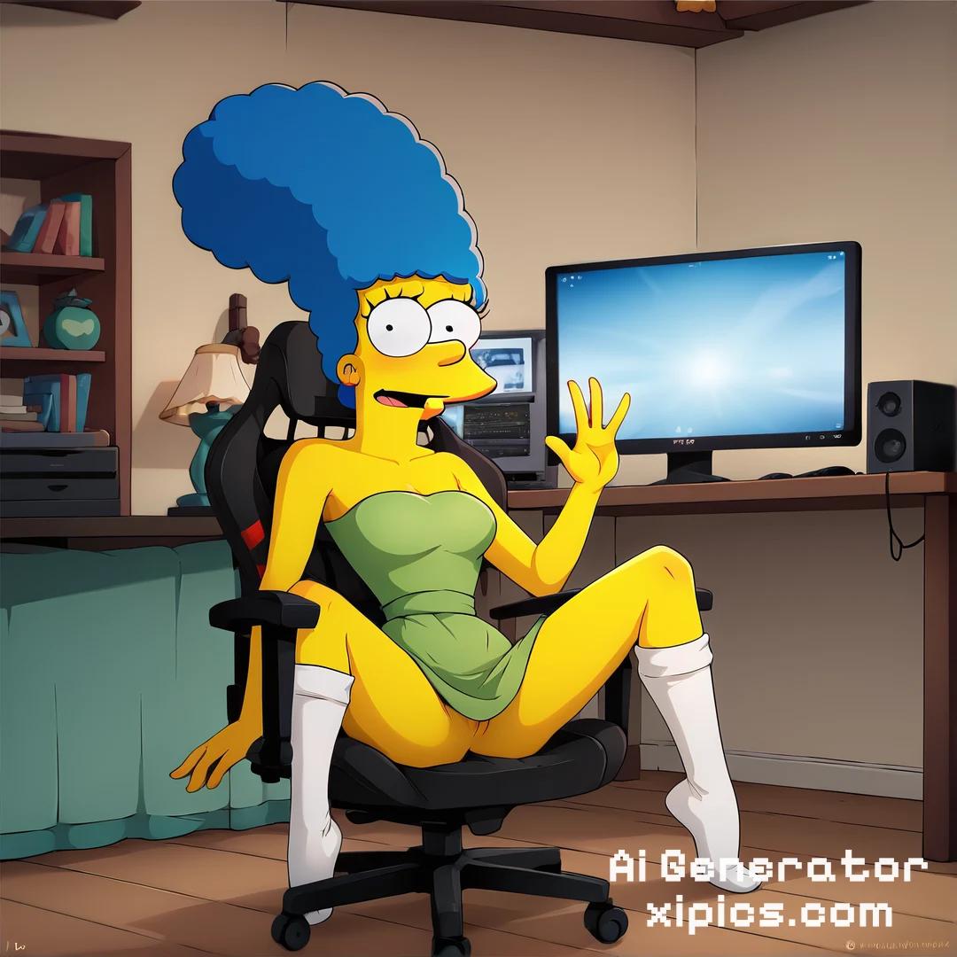 simpsons naked - Undeniable Chemistry Ai Porn