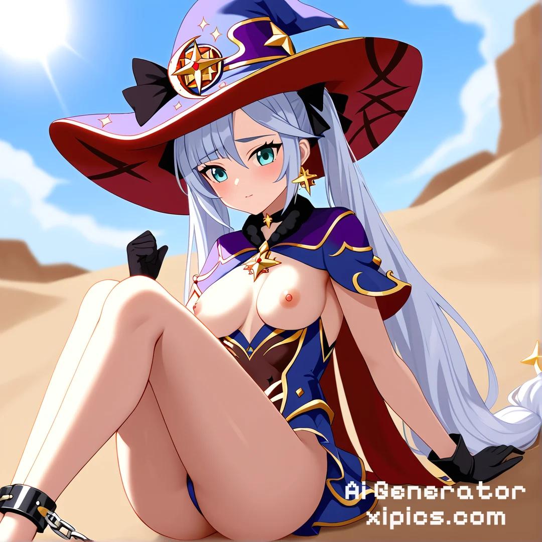 genshin impact mona cosplay porn - Your Hands My Weakness