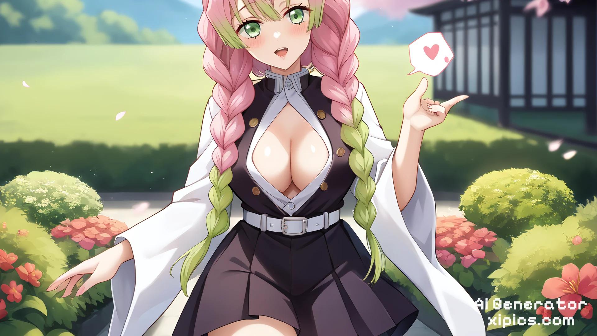 kanroji mitsuri naked - Too Hot to Handle ai porn