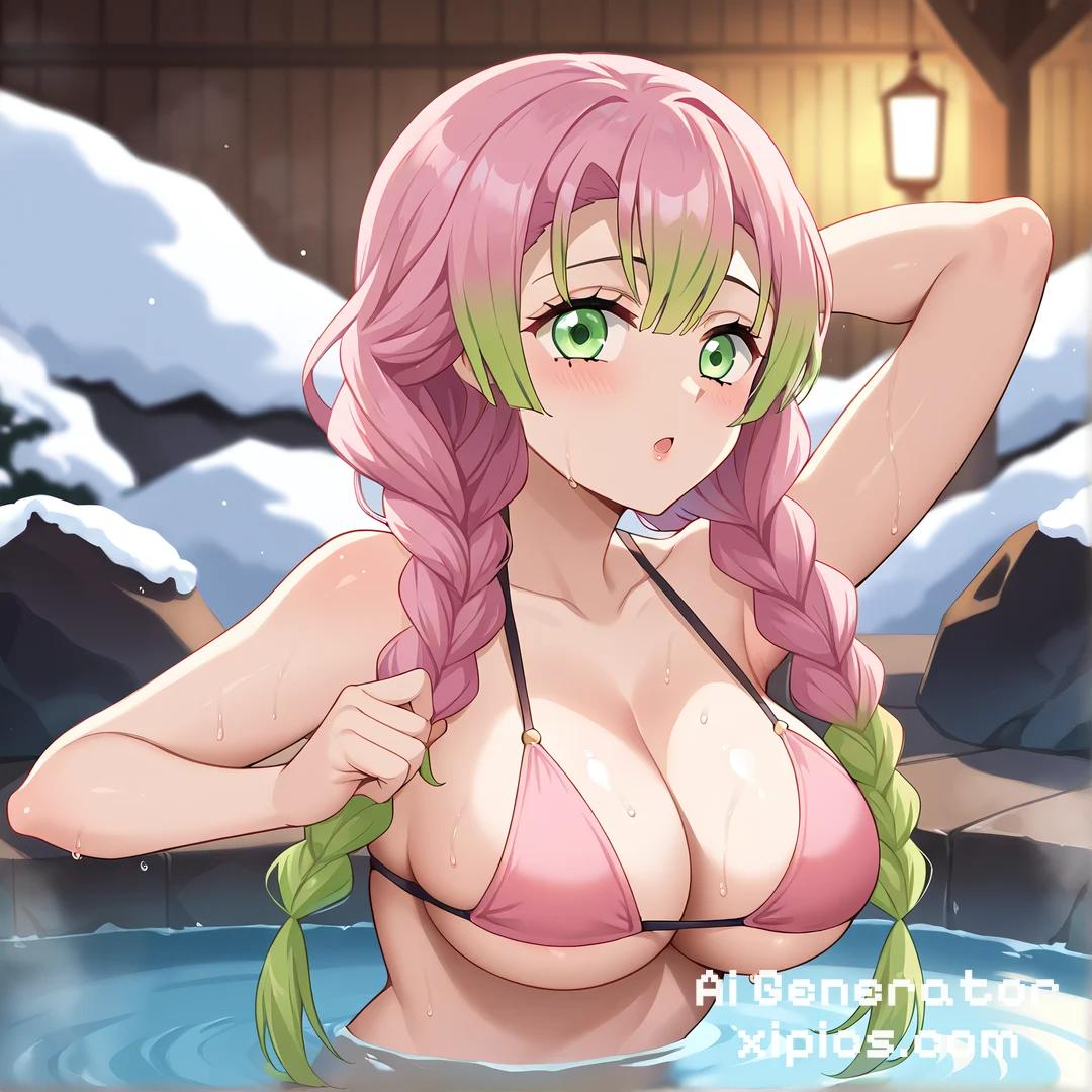 naked demon slayer gif - Your Lips, My Weakness