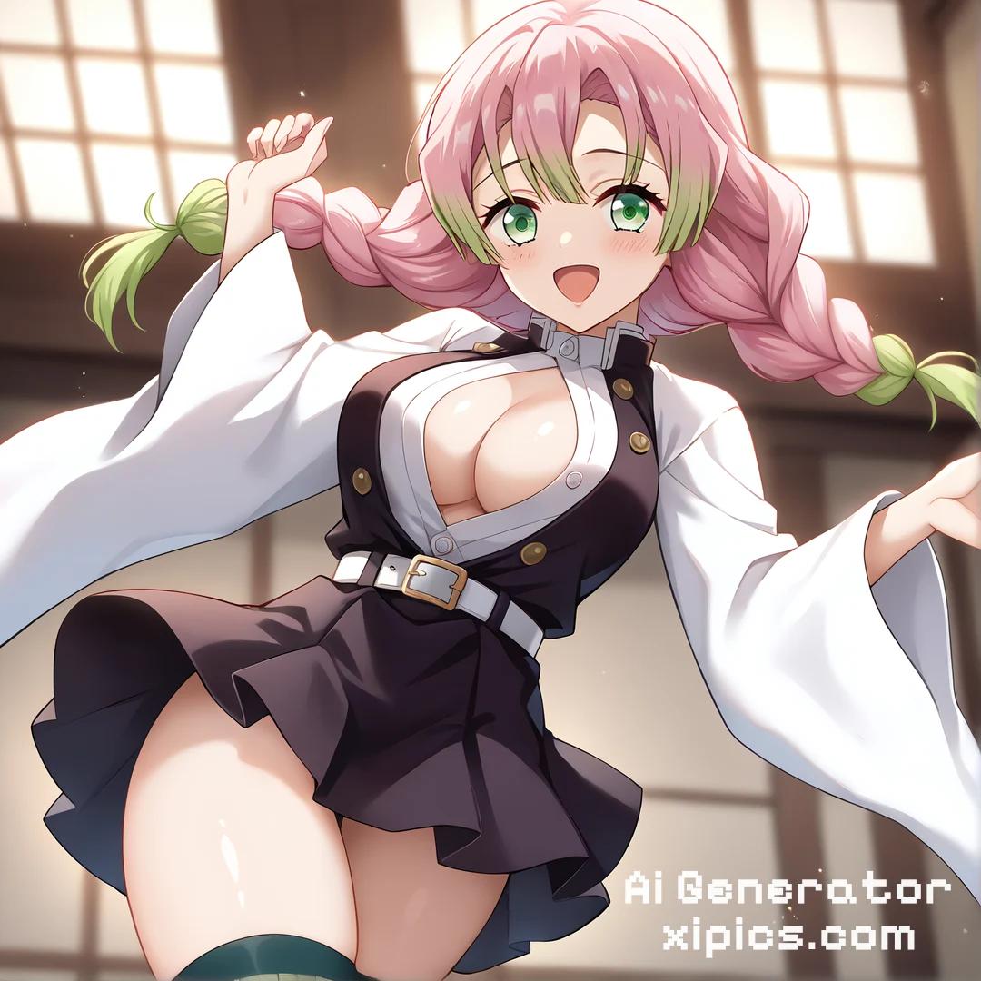 demon slayer mitsuri naked - Too Tempting to Resist xxx Porn