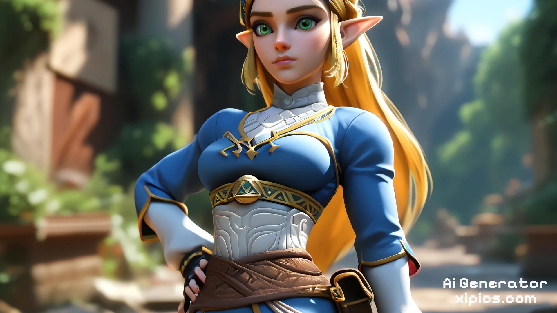 zelda porn - Flaming Attraction Ai Porn