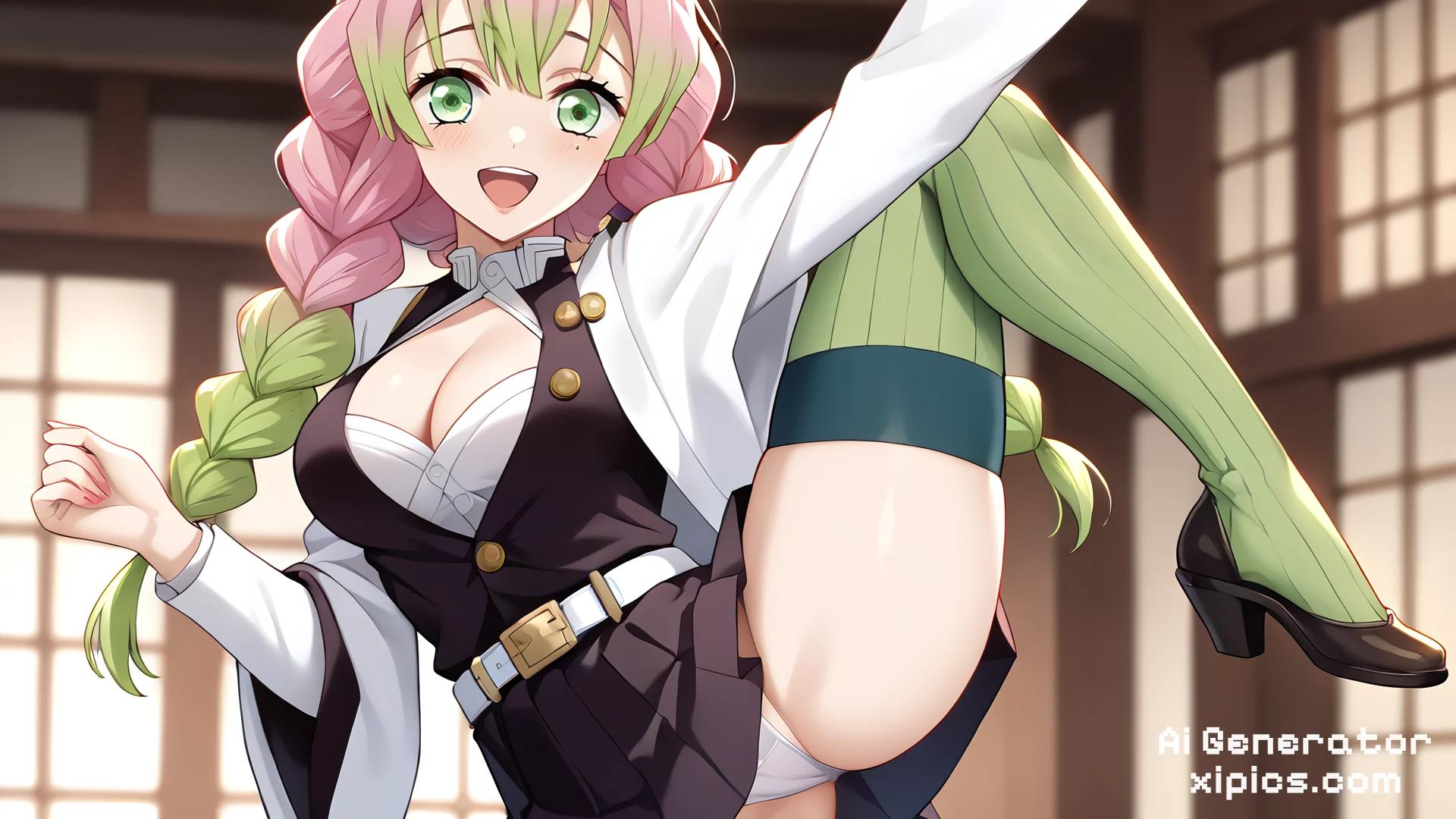 mitsuri and nezuko sex - Drenched in Temptation