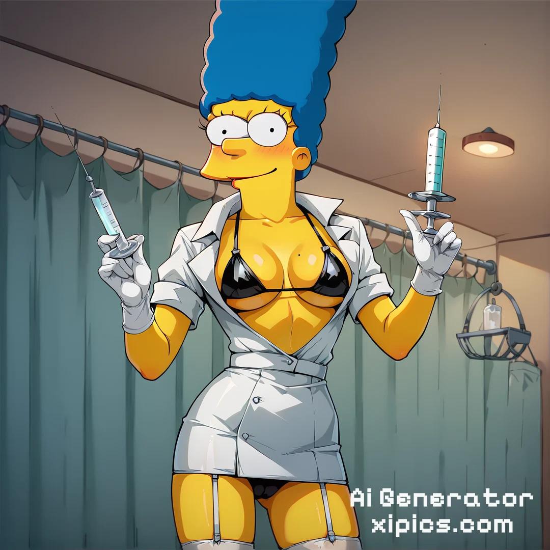 toon porn simpsons - Too Hot to Resist nude porn