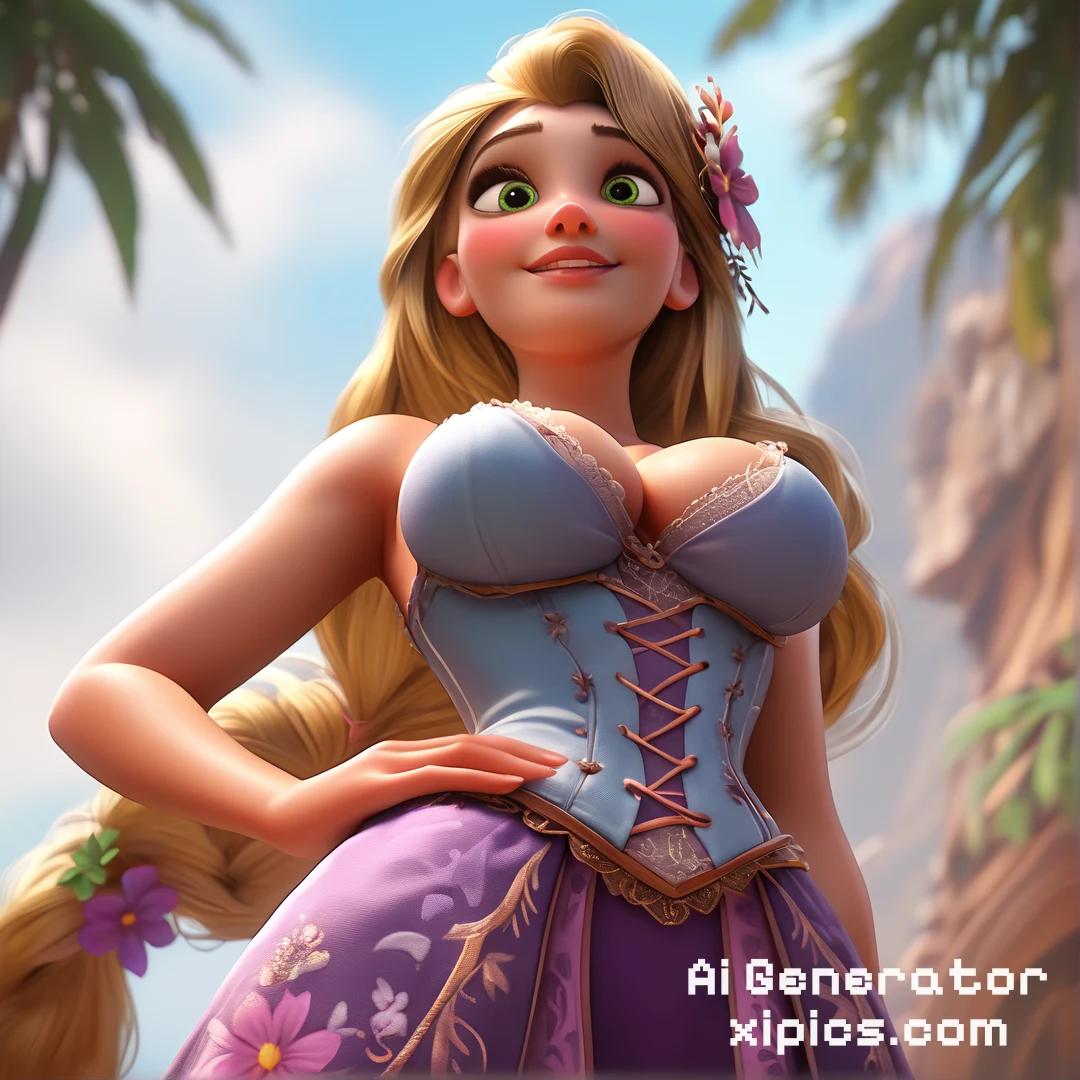 ai rapunzel sexy - Breathless Wanting Ai Porn