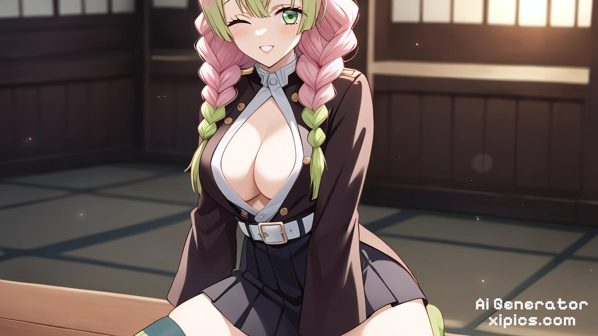 mitsuri demon slayer nude - Unleashed Desire Ai Porn