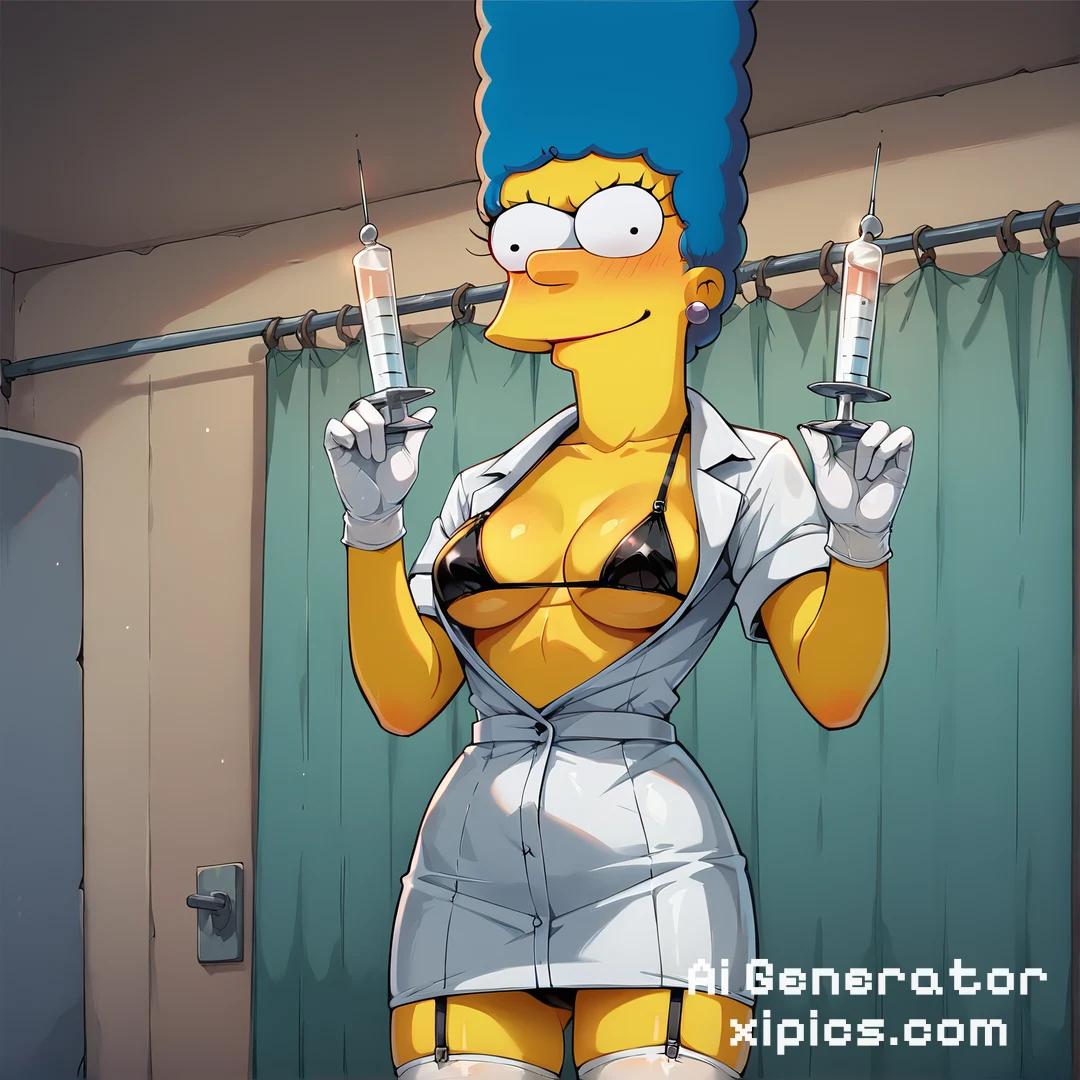 simpsons porn comic - Hotter Than Fire Ai sex