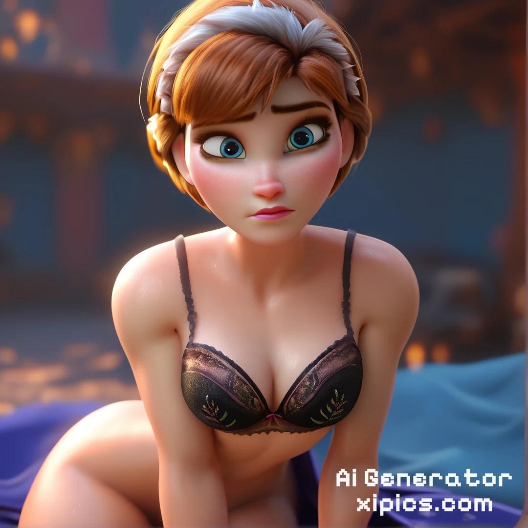 frozen lesbian porn - Wild Heat naked ai porn