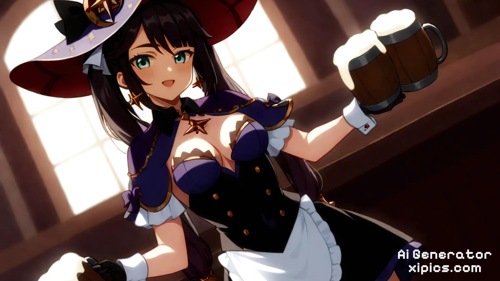 mona genshin impact ass - The Way You Look at Me Says It All