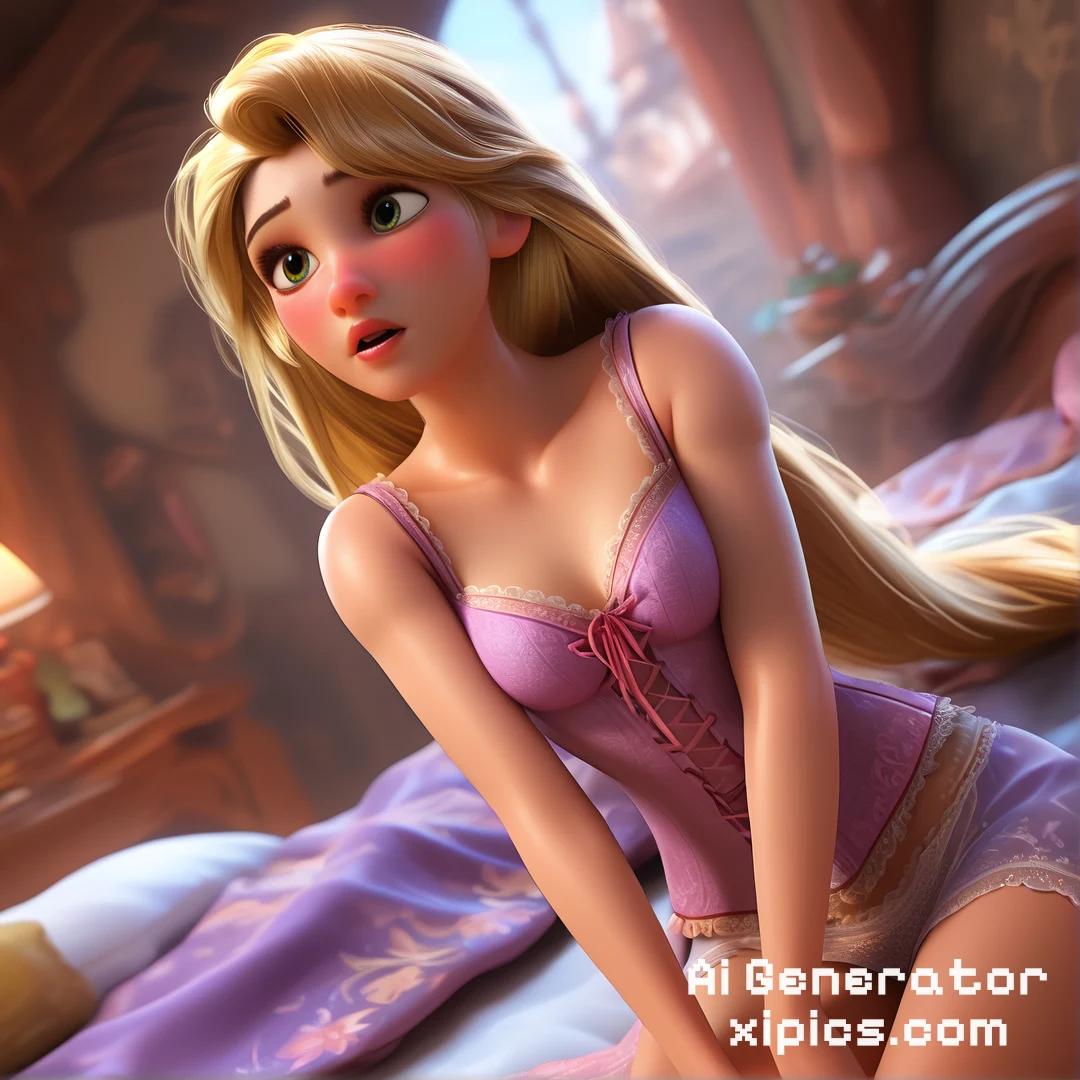 ai disney princess naked - Drenched in Temptation