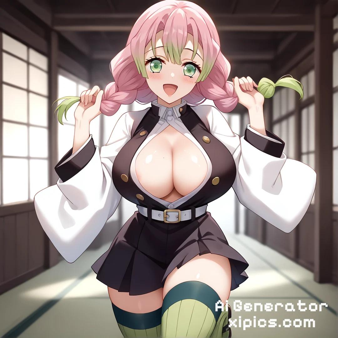 hentai demon slayer mitsuri - Hot Breathless Nights Porn