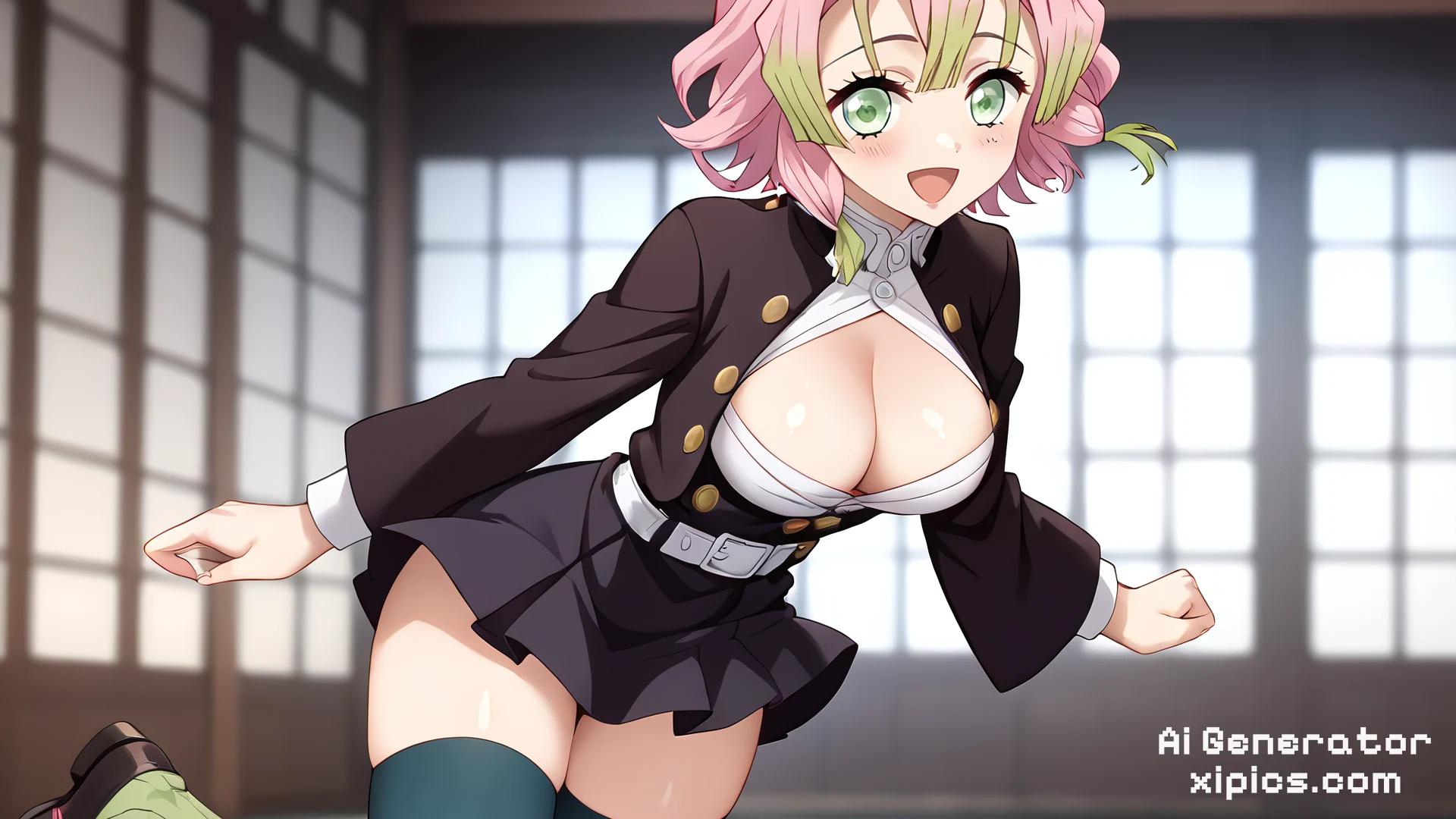 mitsuri demon slayer naked - Tempting Touches NSFW
