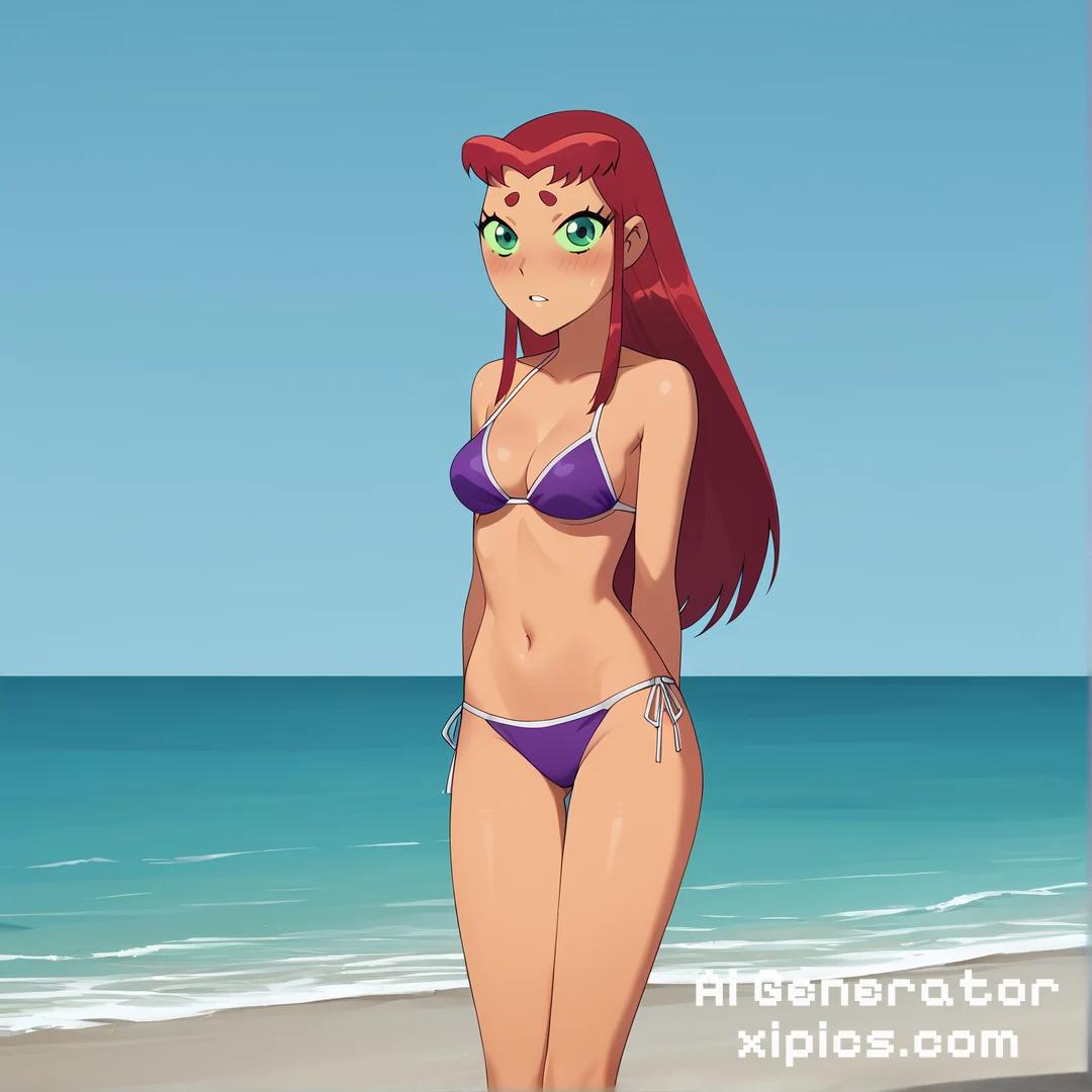 starfire naked sex - Dripping with Desire Nude