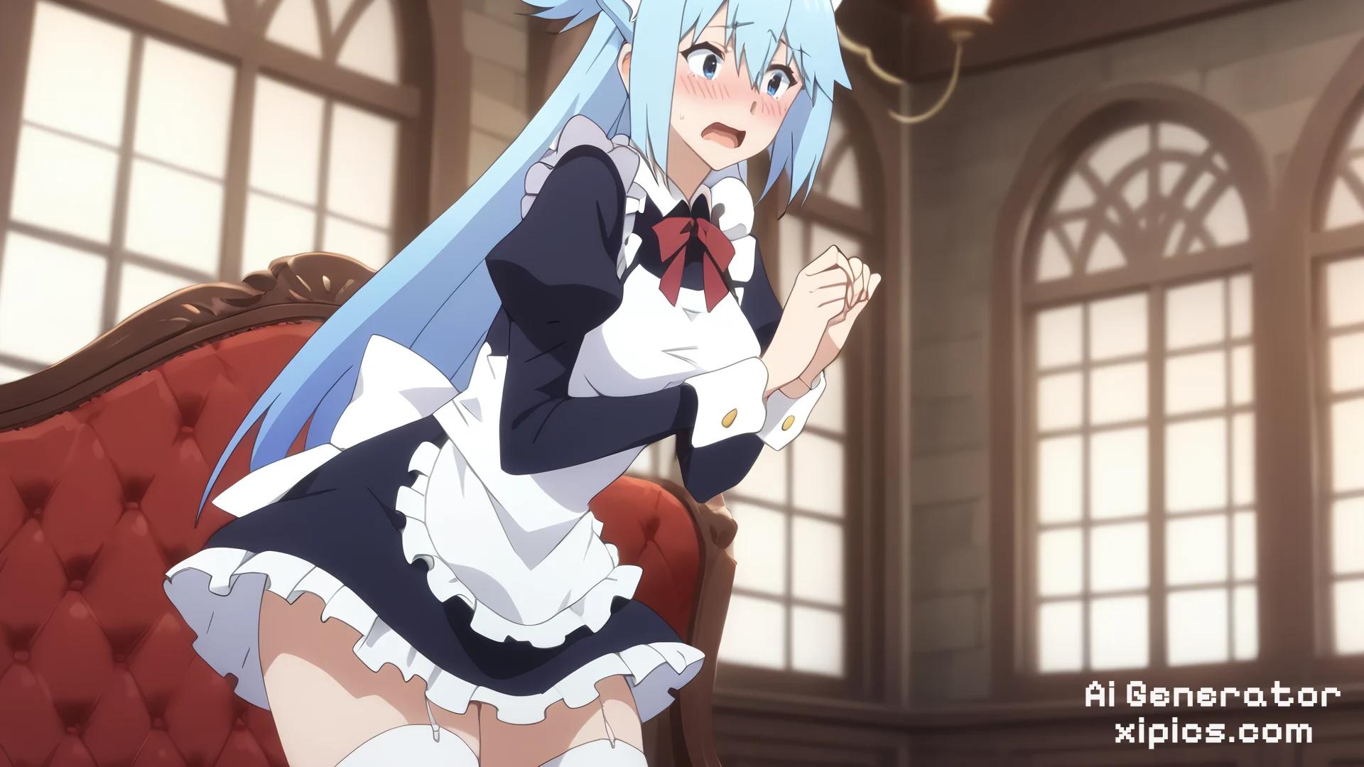 aqua konosuba hentai - Dripping with Desire sexy love