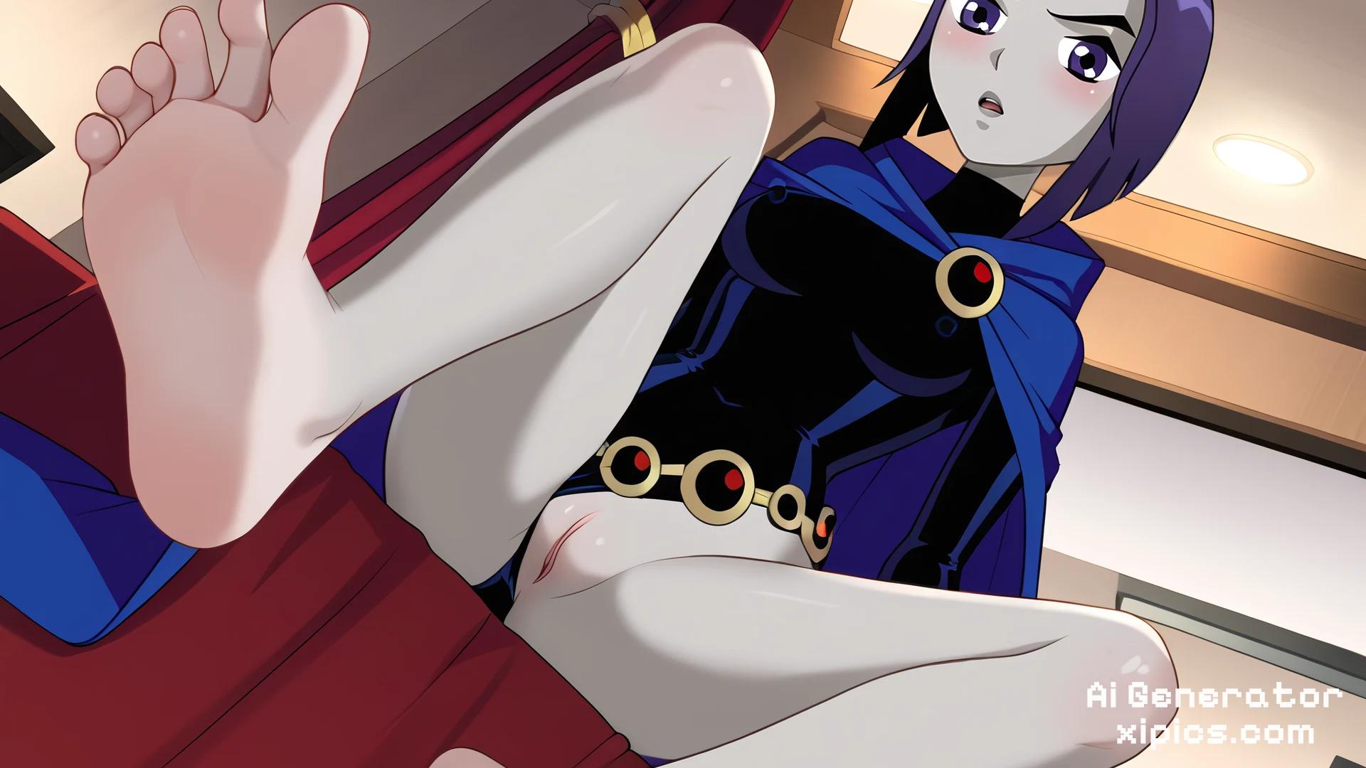 raven cosplay nude - Swept Away in Passion Porn