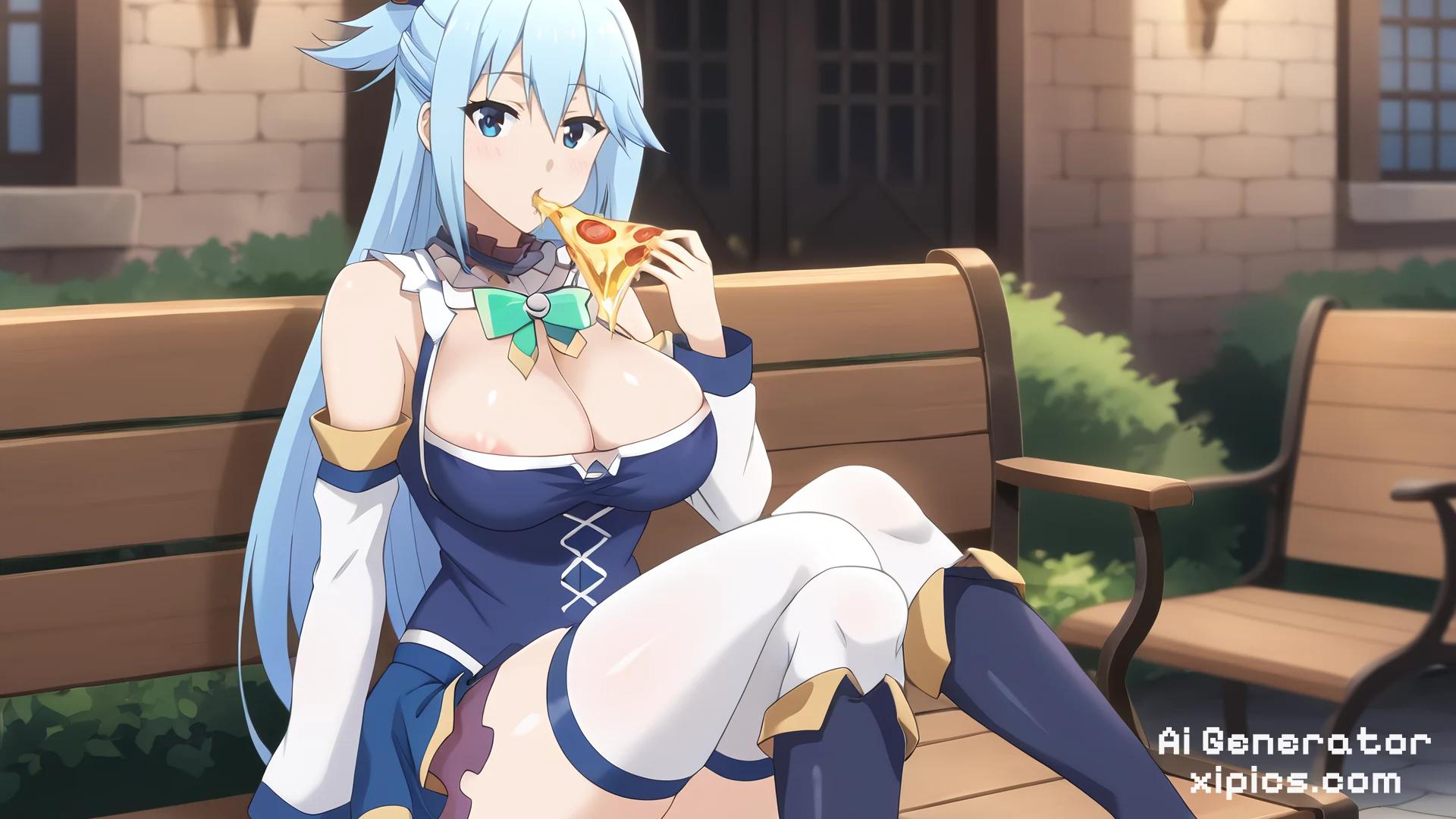 konosuba aqua sexy - Midnight Cravings Ignite Ai NSFW