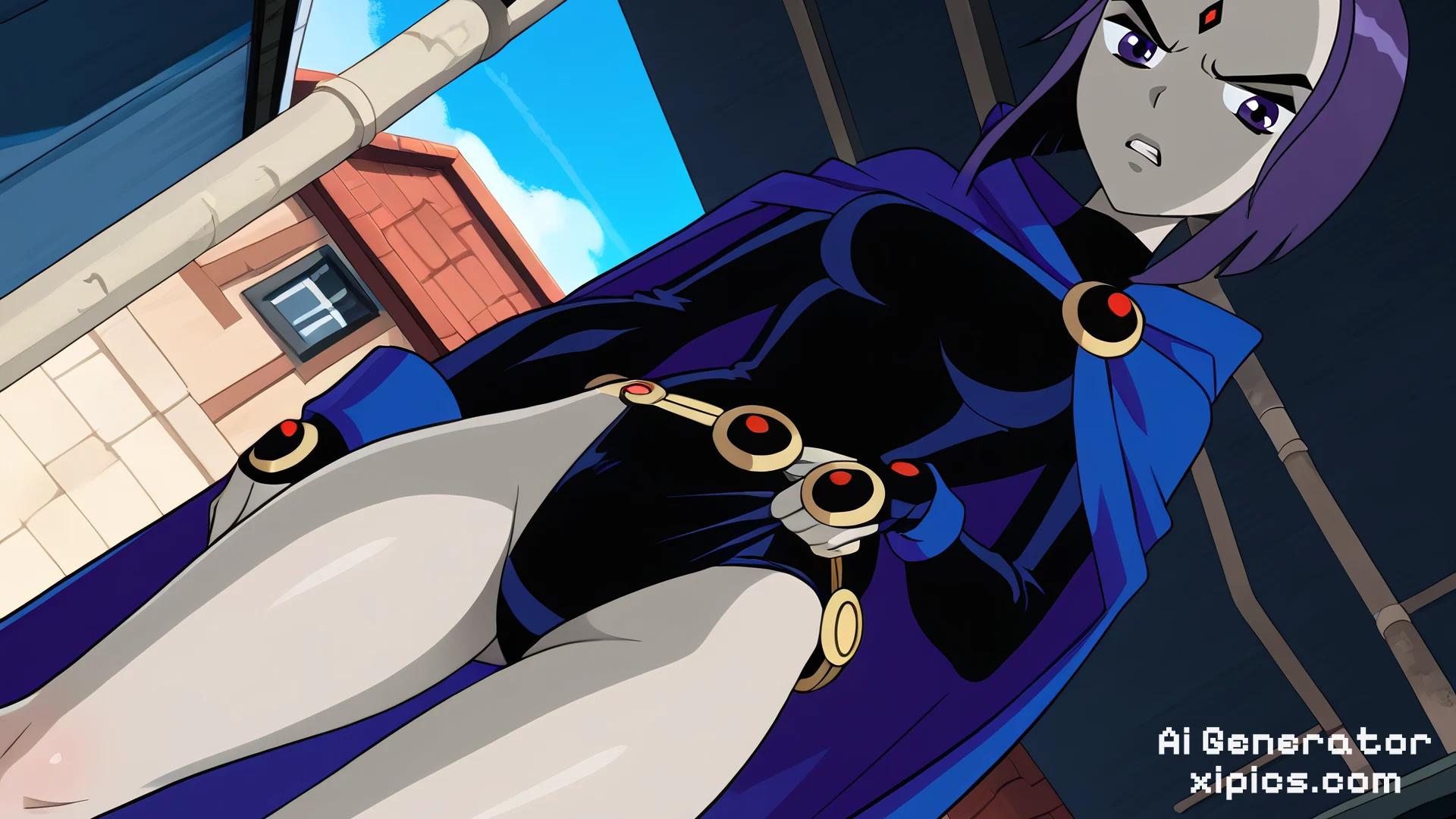 starfire and raven nude - Midnight Cravings Ignite