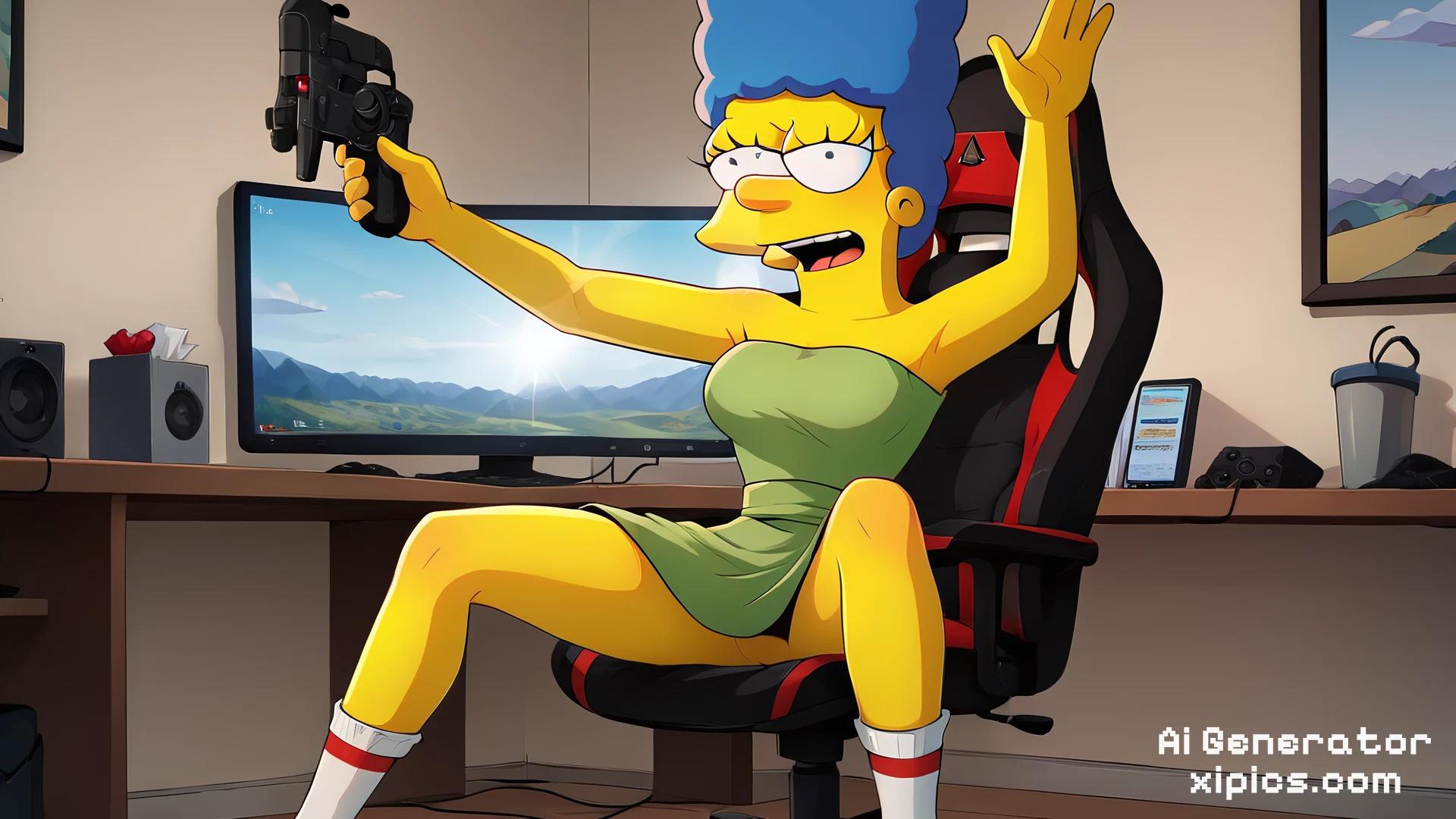marge simpsons porn - The Fire Between Us