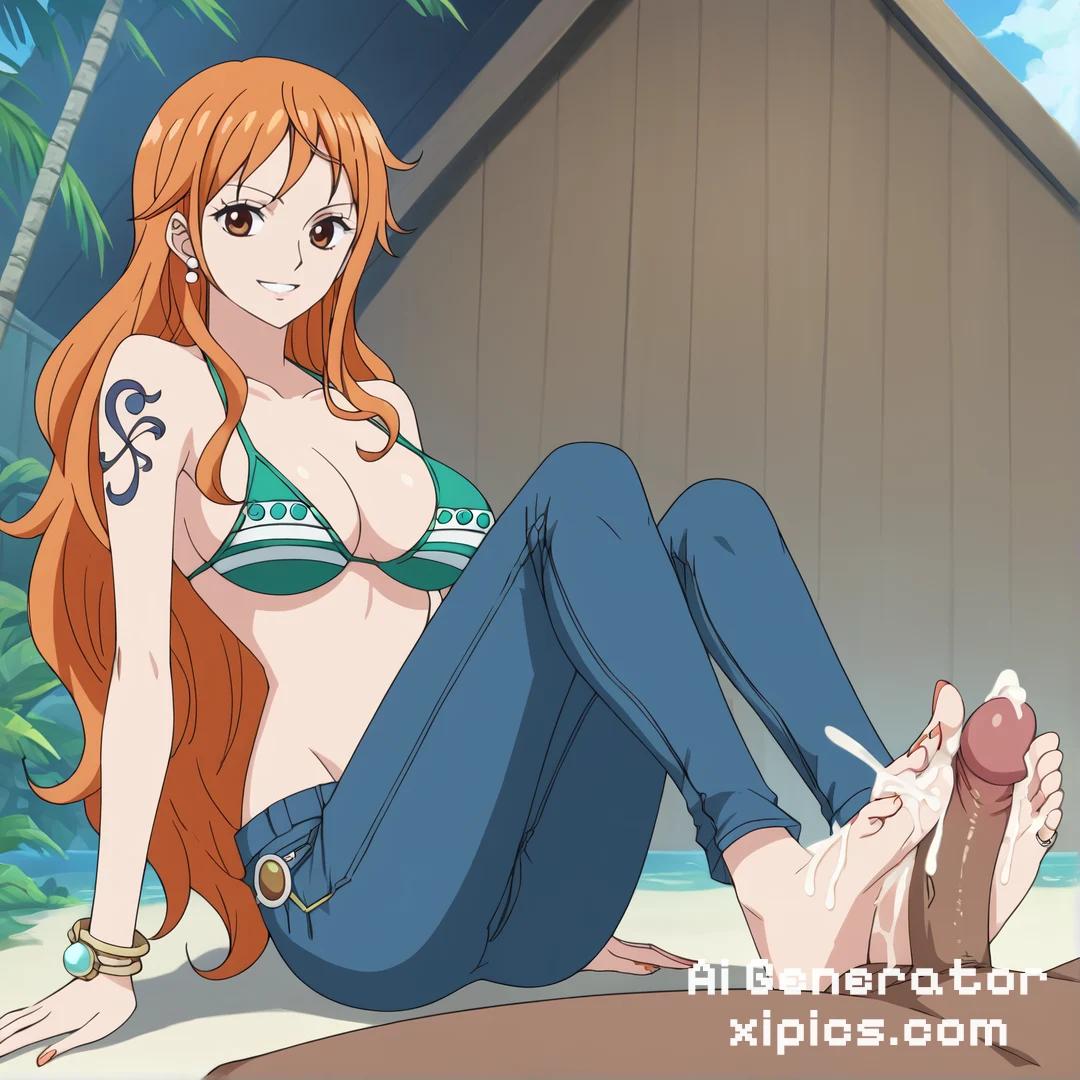 nami footjob