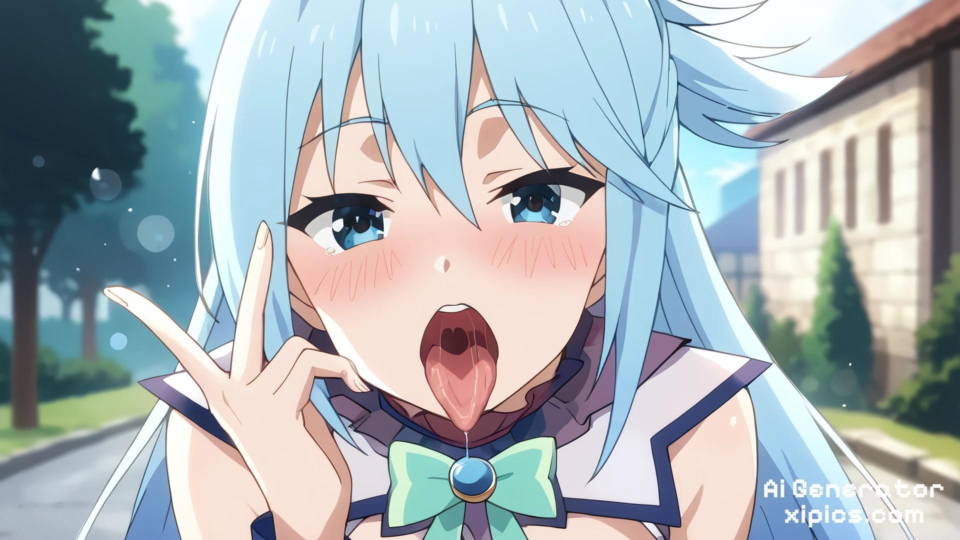 konosuba nude - Drenched in Seduction Naughty Ai Porn