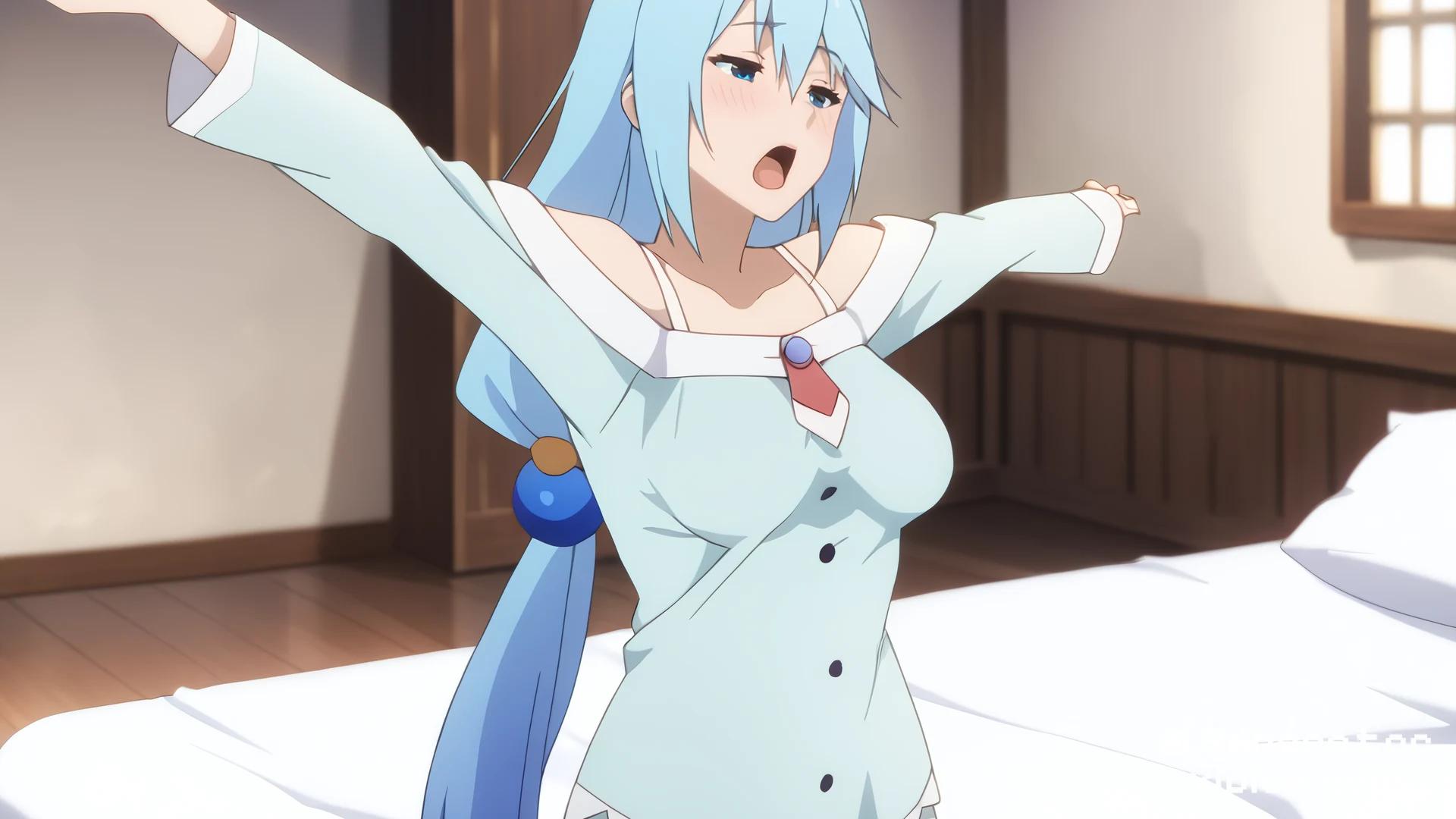 konosuba aqua porn - Lust in Motion hot naked
