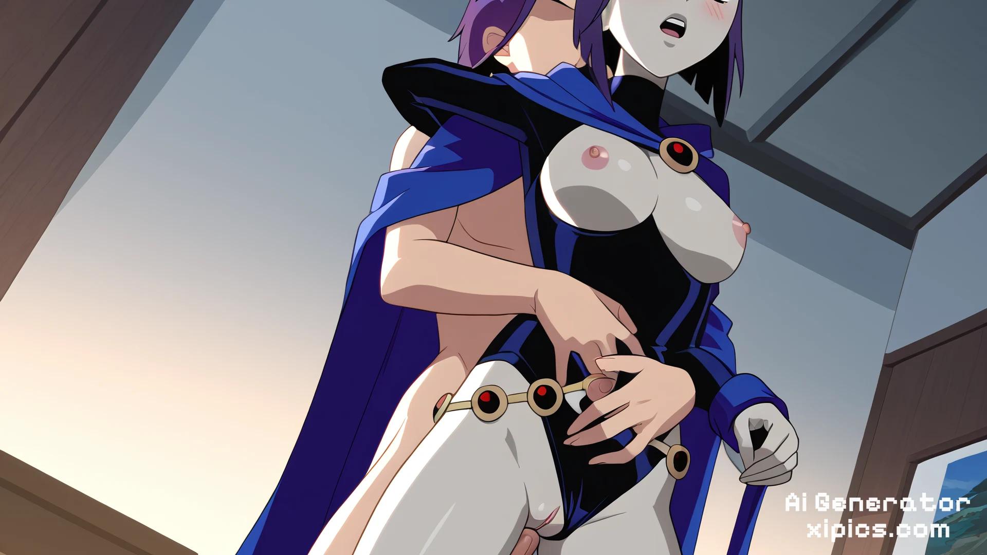 starfire raven hentai - Midnight Seduction Naked love