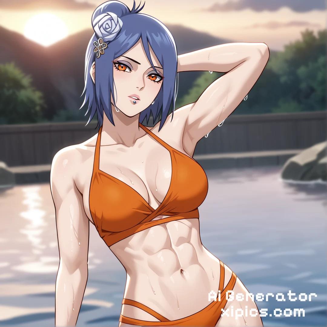 konan naruto hentai - Drenched in Passion Hot sex