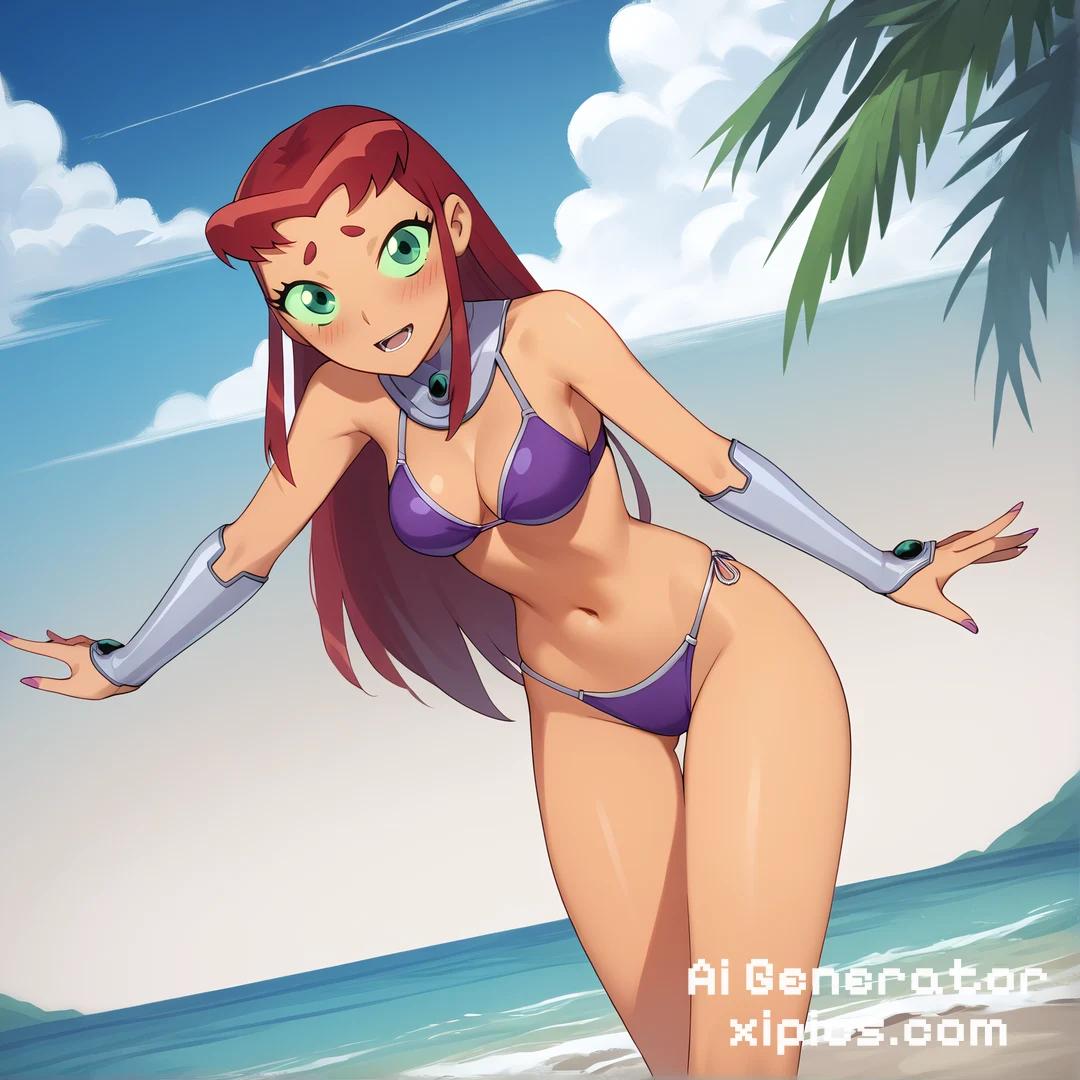 starfire cosplay naked - Sinful Temptation Sex Nude