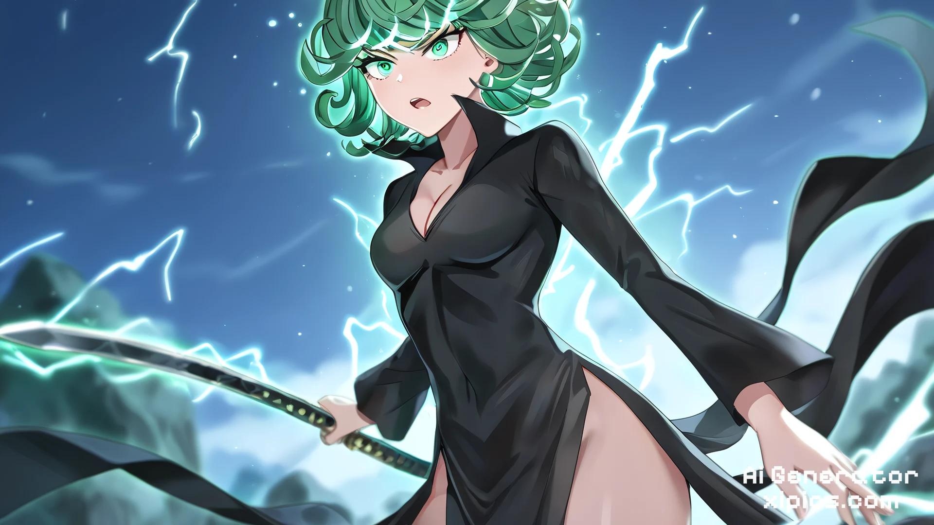 tatsumaki cosplay - Tangled in Desire xxx
