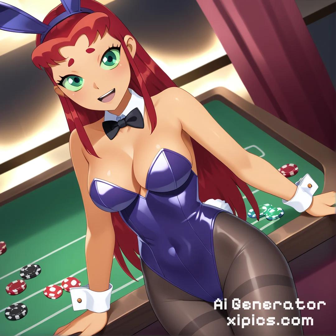 starfire hentai gif - Drenched in Passion hard porn