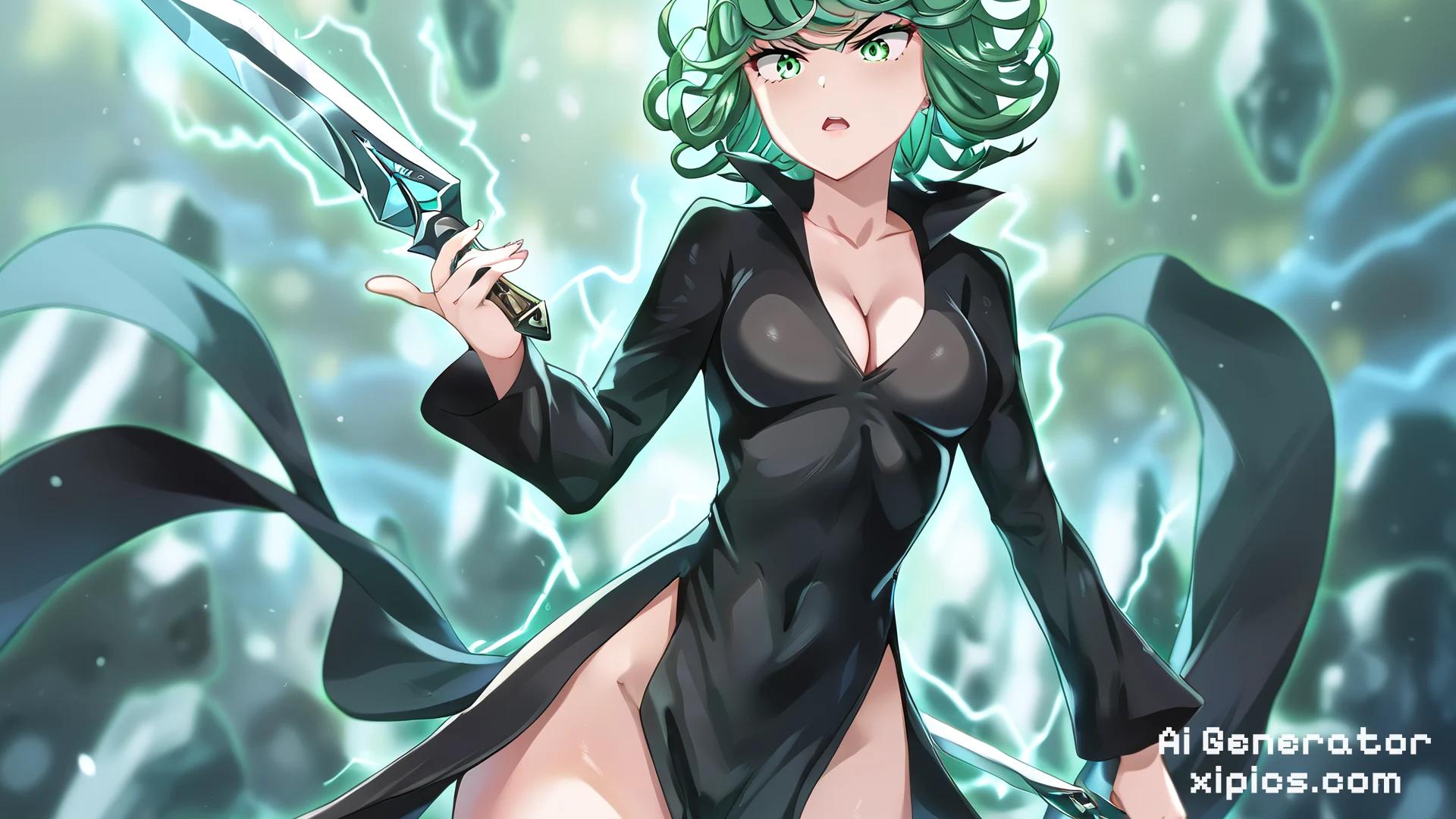 tatsumaki cosplay r34 - Tangled in Passion NSFW Naked