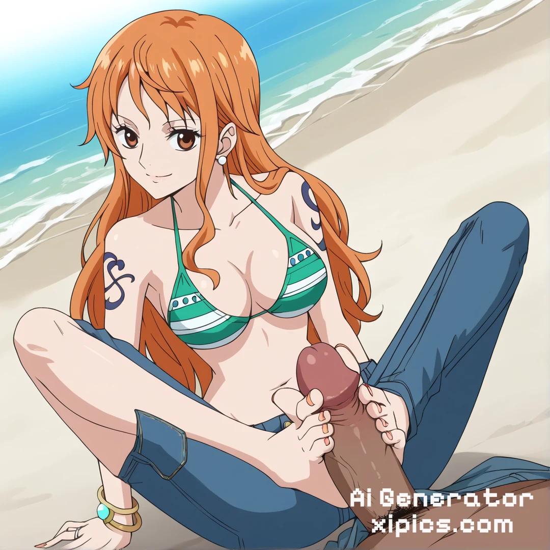 nami footjob