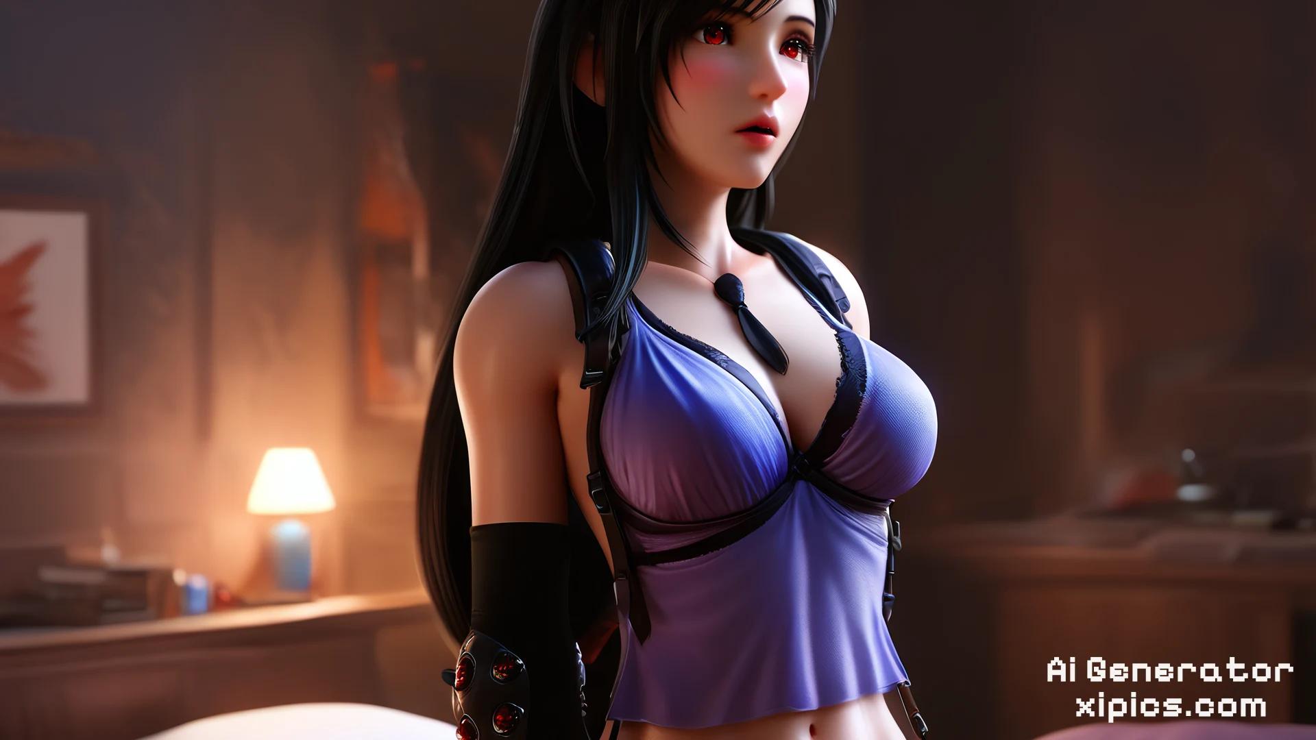 tifa final fantasy xxx - Too Tempting to Resist xxx Porn
