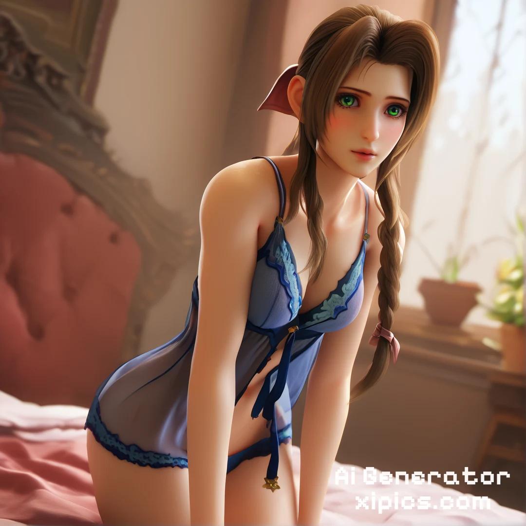 aerith final fantasy nude - Set the Night on Fire nude