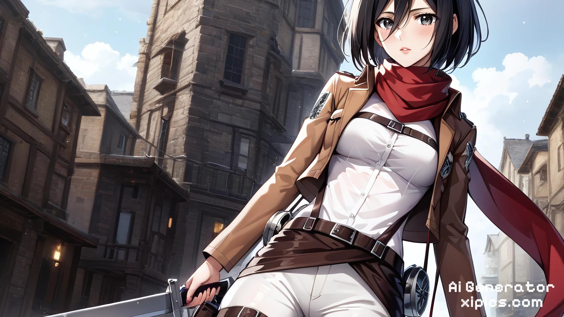 mikasa ackerman naked - Sinfully Tempting Ai Sex